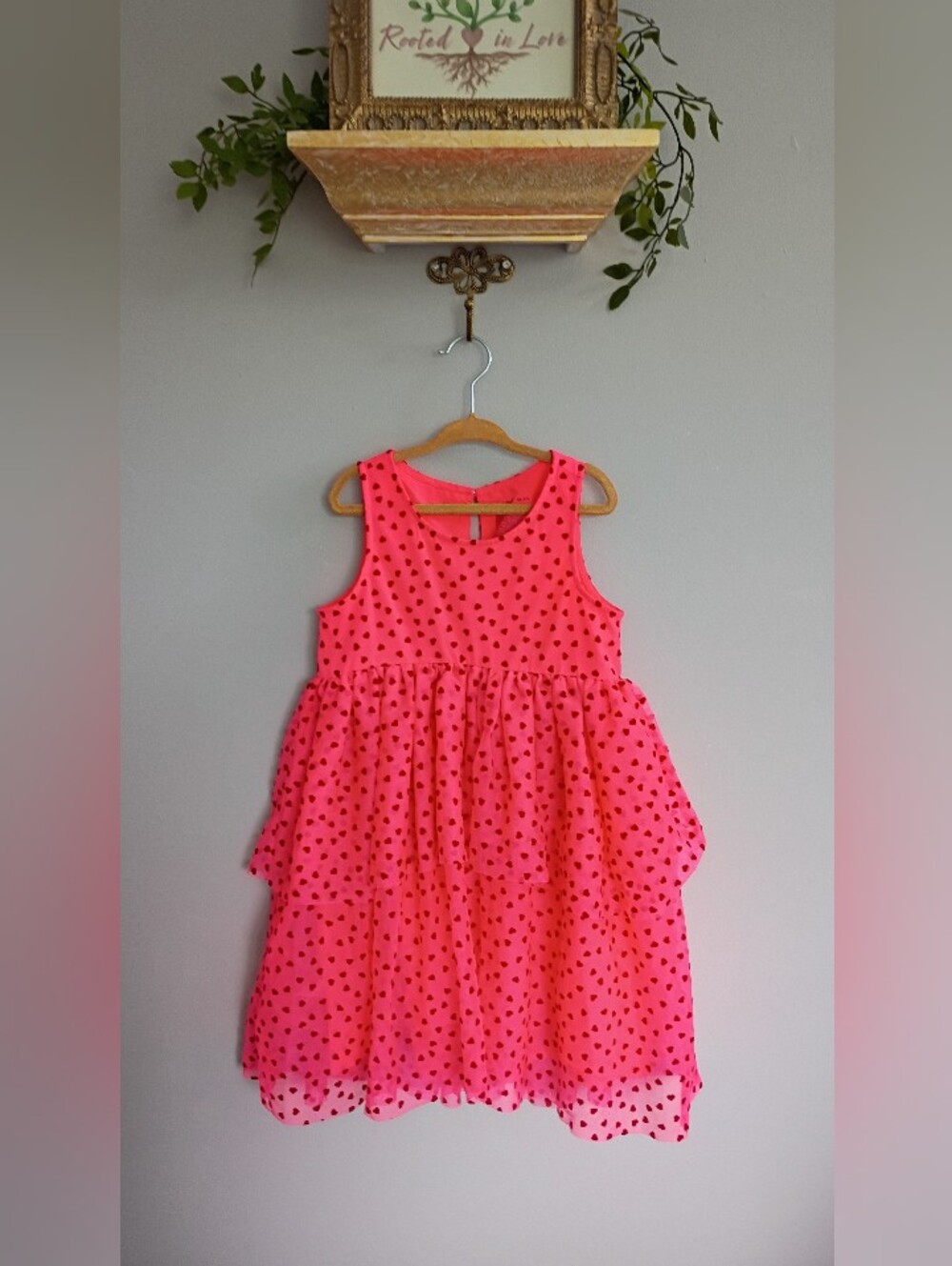Cat & Jack Pink Heart Dress